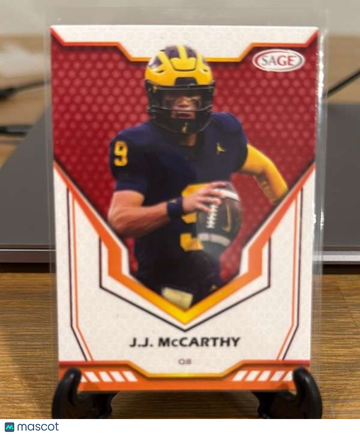2024 SAGE HIT - Red J.J. McCarthy #135
