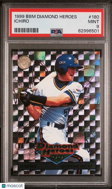 1999 BBM Diamond Heroes Ichiro #180 PSA 9