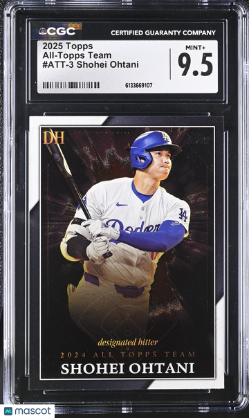 2025 Topps Shohei Ohtani #ATT-3 All-Topps Team CGC 9.5