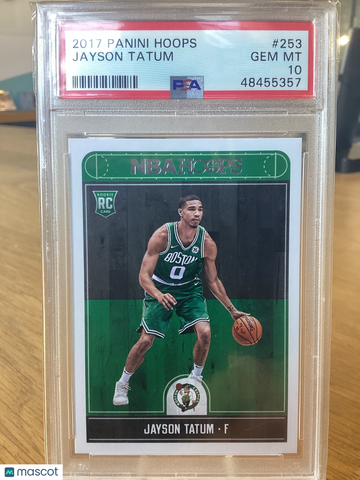 2017 Panini Hoops Jayson Tatum #253 PSA 10