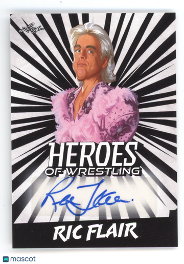 2023 Leaf Heroes of Wrestling Ric Flair #BA-RF3 Authentic Autograph