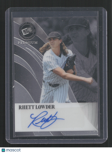 2024 Press Pass RHETT LOWDER #RA-RL1 /49 AUTO SN,AU,SP,/49