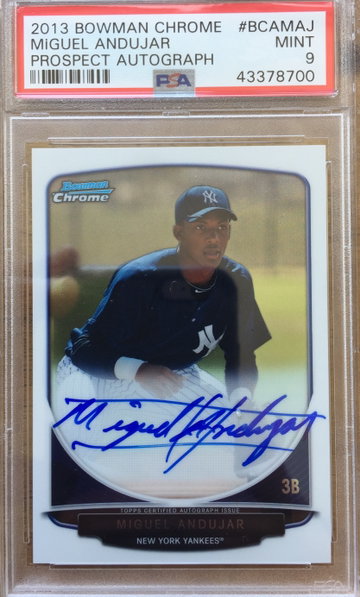 Miguel Andujar auto psa 9