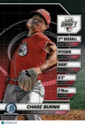 2024 Bowman Draft - Bowman Draft Night Chase Burns #BDN-8