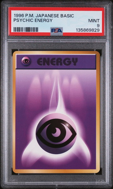 1996 Pokemon Base Japanese Psychic Energy PSA 9