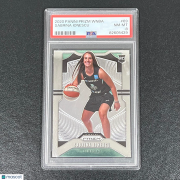 2020 Panini Prizm WNBA Sabrina Ionescu #89 PSA 8