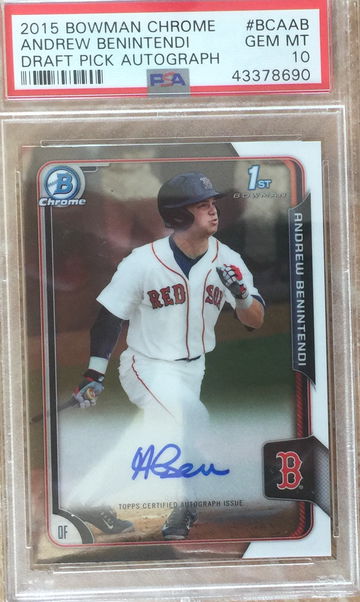 Andrew Benintendi auto PSA 10