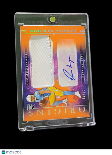 2025 Panini Origins Omarion Hampton #RJJ-OHN /75 Patch RC Memorabilia