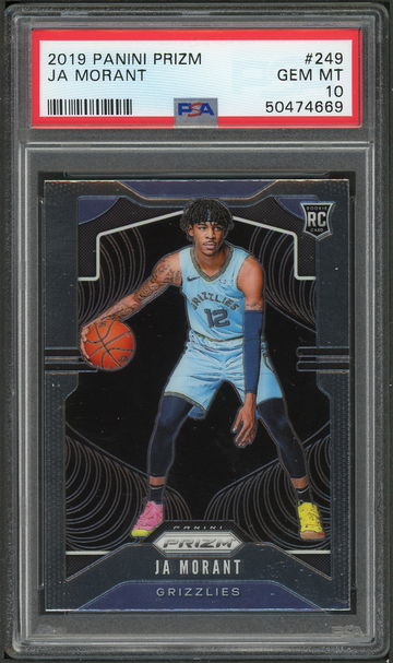 2019 Panini Prizm #249 Ja Morant PSA 10