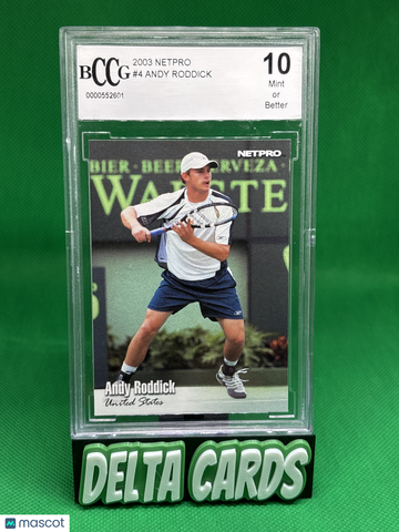 2003 Netpro Andy Roddick #4 BCCG 10