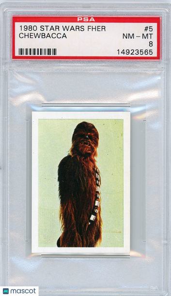 1980 Star Wars Fher Chewbacca #5 PSA 8