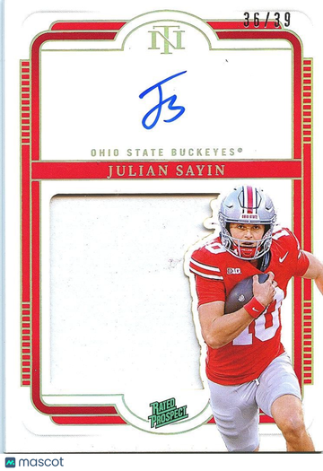2025 Julian Sayin Patch Panini Authentic
