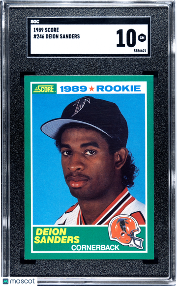 1989 Score Deion Sanders #246 SGC 10