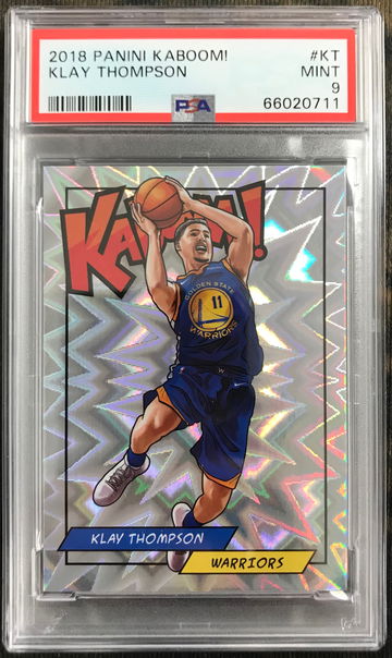 2018 panini Kaboom Klay Thompson psa 9 