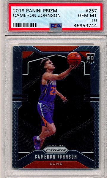 Cameron Johnson 2019-20 Panini Prizm #257 PSA 10 Gem Mint Rookie Card RC Suns