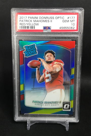 2017 Optic Patrick Mahomes Red Yellow