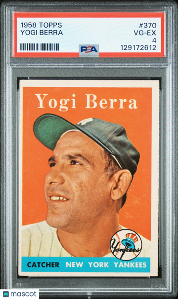 1958 Topps Yogi Berra #370 PSA 4