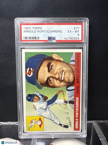 1955 Topps Arnold Portocarrero #77 PSA 6