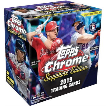 2019 Topps Chrome Sapphire Sealed Box