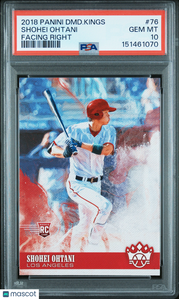 2018 Panini Diamond Kings Shohei Ohtani #76 Facing Right PSA 10