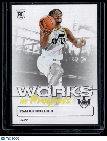 2024-25 Panini Court Kings Isaiah Collier #9 Works in Progress