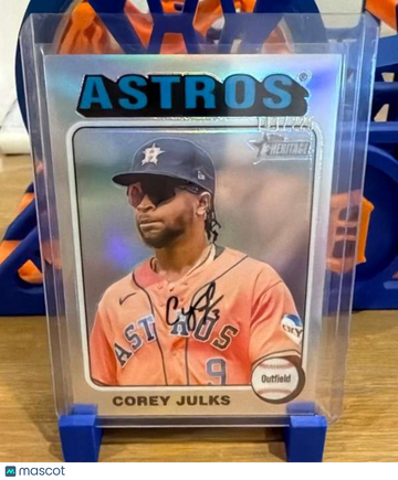 2024 Topps Heritage - Chrome Silver Refractor Corey Julks #47
