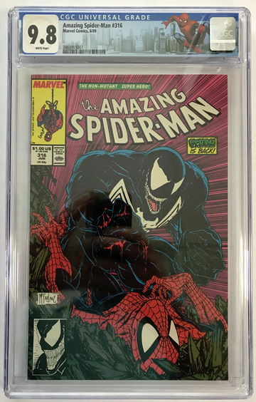 Amazing Spider-Man #316 CGC 9.8 McFarlane Venom Cover