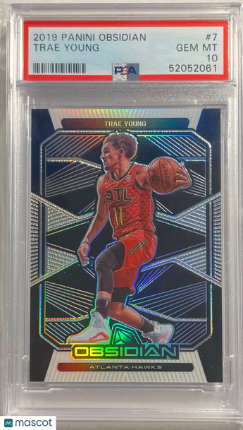 2019 Panini Obsidian Trae Young #7 PSA 10
