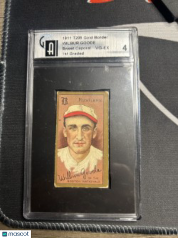 1911 T205 Wilbur Goode Gold Border GAI 4