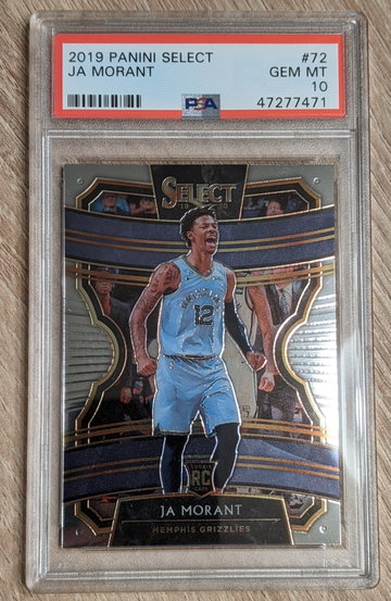 Ja Morant 2019 Select #72 PSA 10
