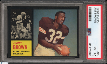 1962 Topps Jim Brown #28 PSA 4