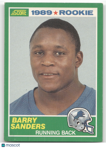 1989 Score Barry Sanders #257 Rookie