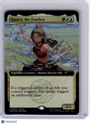 Media Promos Katara Foil Promo (Extended Art) [Lightly Played] #3