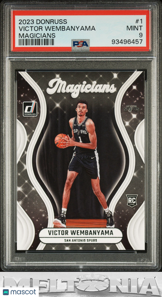 2023-24 Donruss Victor Wembanyama #1 Magicians RC PSA 9