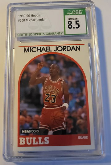 1989-90 Hoops #200 Michael Jordan CSG 8.5