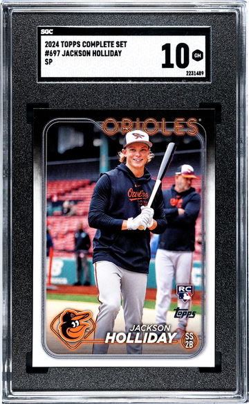 2024 Topps Complete Set #697 Jackson Holliday Sp SGC 10