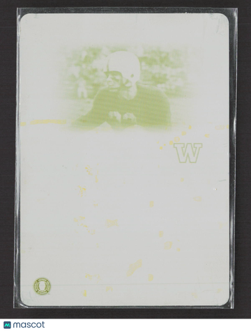 2008 Press Pass Legends Bowl Edition Hugh McElhenny #58 Yellow Printing Plate /1