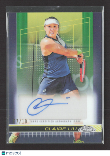 2024 Topps Chrome Tennis Claire Liu #TCA-CLU /10