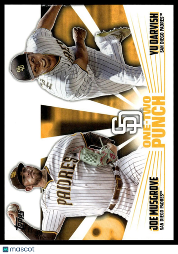 2023 Topps Joe Musgrove / Yu Darvish #12P-14 One-Two Punch