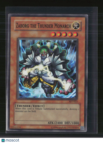 Yu-Gi-Oh! Ancient Sanctuary Zaborg the Thunder Monarch 1st Edition