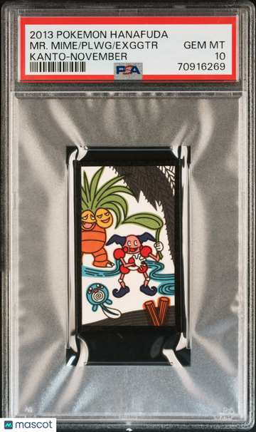 2013 Pokemon Hanafuda Kanto Plwg Exggtr MR. Mime PSA 10