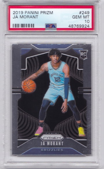 2019 Prizm Ja Morant PSA 10