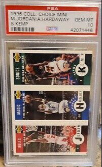 1996 Upper Deck UD Collector's Choice Mini M11 Michael Jordan Chicago Bulls Penny Hardaway M60 Kemp M78 PSA 10 Gem Mint