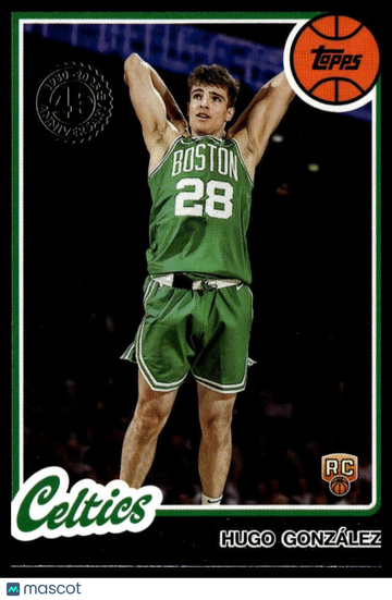 2025-26 Topps Hugo González #80BK-100 1980-81 Topps Basketball