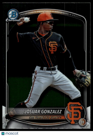 2025 Bowman Draft Josuar Gonzalez #BDC-182 Chrome