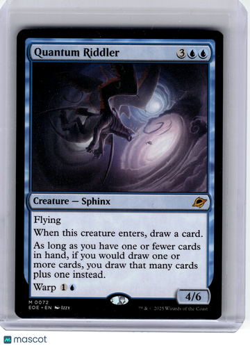 Edge of Eternities Quantum Riddler Non-Foil Mythic #72