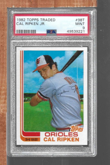 1982 Topps traded Cal ripken jr