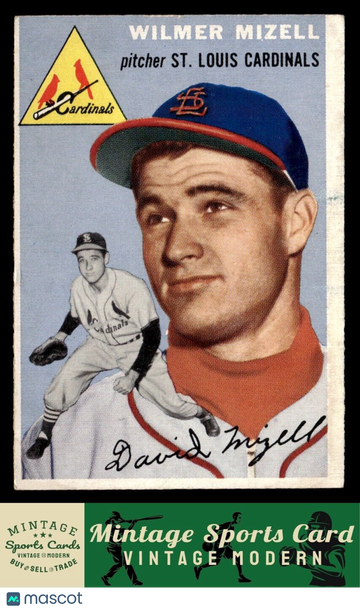Topps1954 Topps Wilmer Mizell #249
