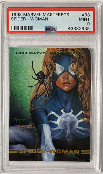 1993 Marvel Masterpieces Spider - Woman PSA 9 #33