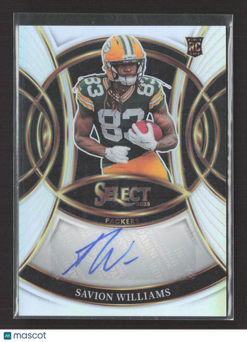 2026 Panini Select Prizm Savion Williams #RSI-SWS RC